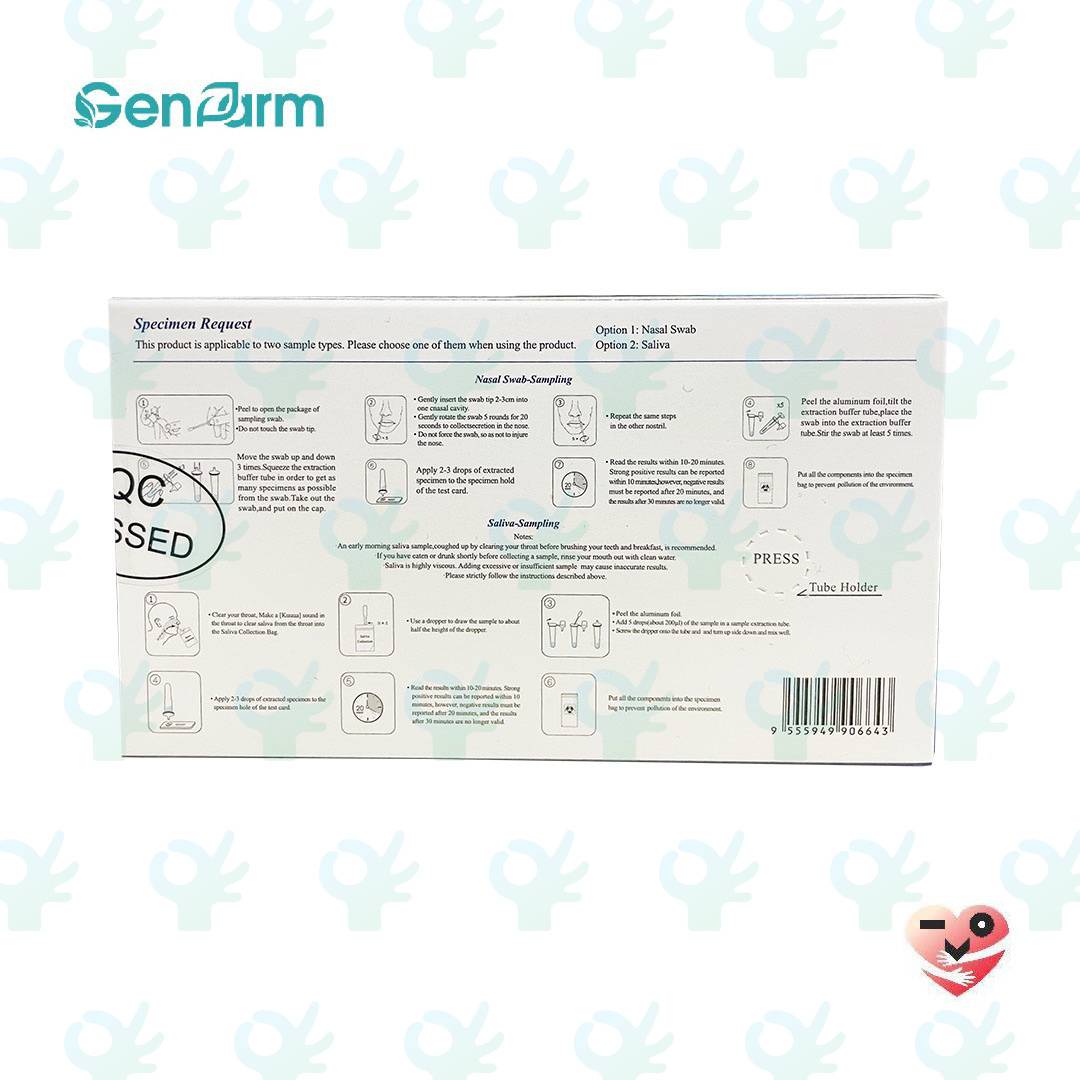 Ofiskita GenFarm SARSCoV2 Antigen Detection Kit (Nasal Swab / Saliva)